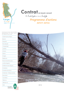 Du Bassin Versant Du Programme D’Actions 2014-2016
