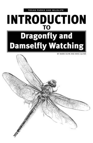 INTRODUCTION to Dragonfly and Damselfly Watching