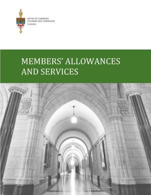 Members' Allowances and Services Manual