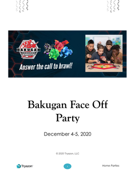 Bakugan Face Off Party