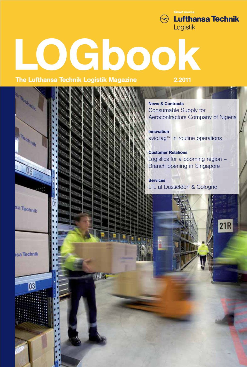 Logbook the Lufthansa Technik Logistik Magazine 2.2011