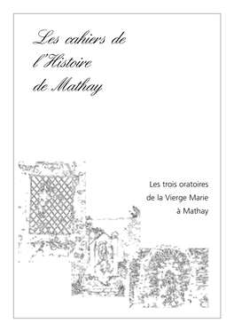 Les Cahiers De L'histoire De Mathay