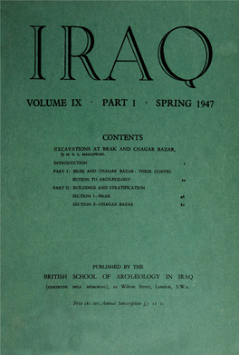 Volume Ix • Part 1 • Spring 1947