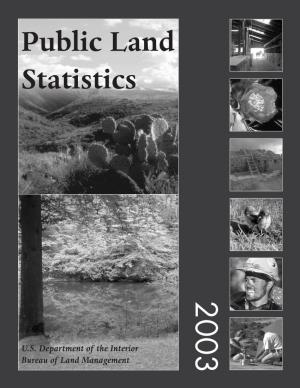 Public Land Statistics 2003