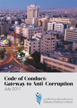 Code of Conduct: Gateway to Anti- Corruption July 2017