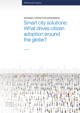 Smart City Solutions: What Drives Citizen Adoption Around the Globe?