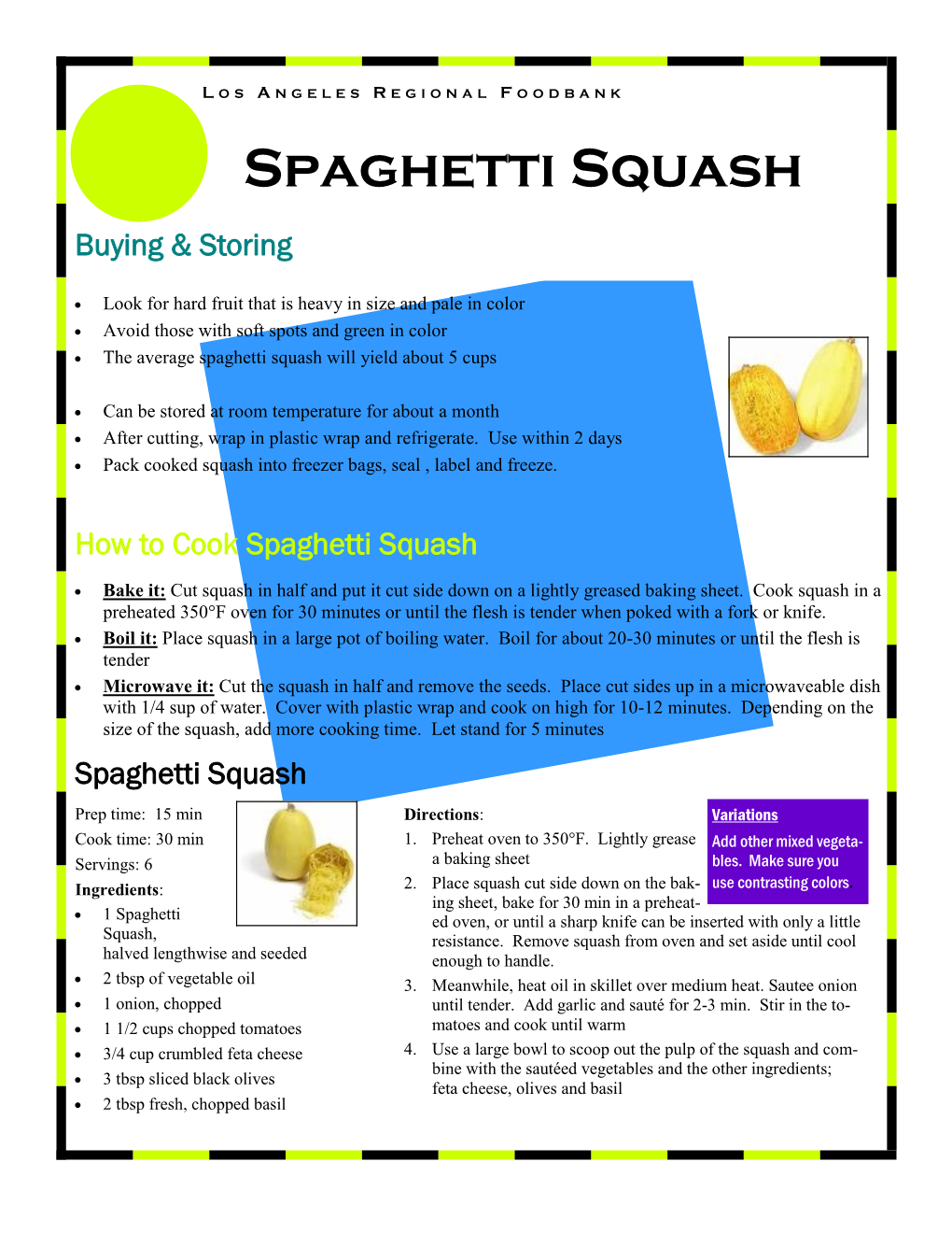 Spaghetti Squash