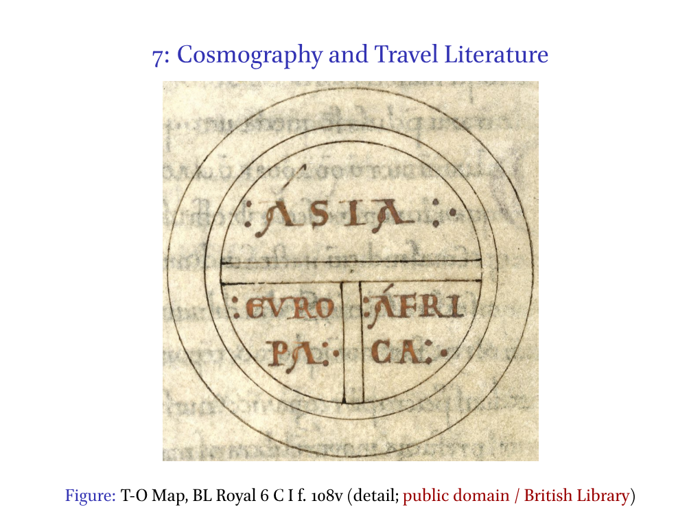 Cosmography and Travel Literature