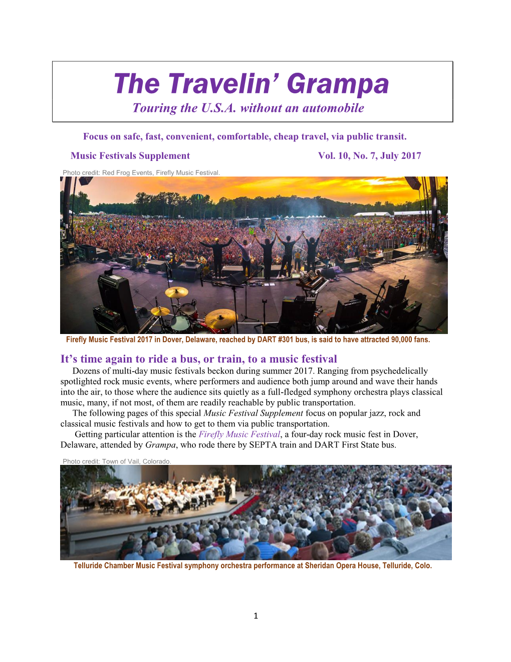 The Travelin' Grampa