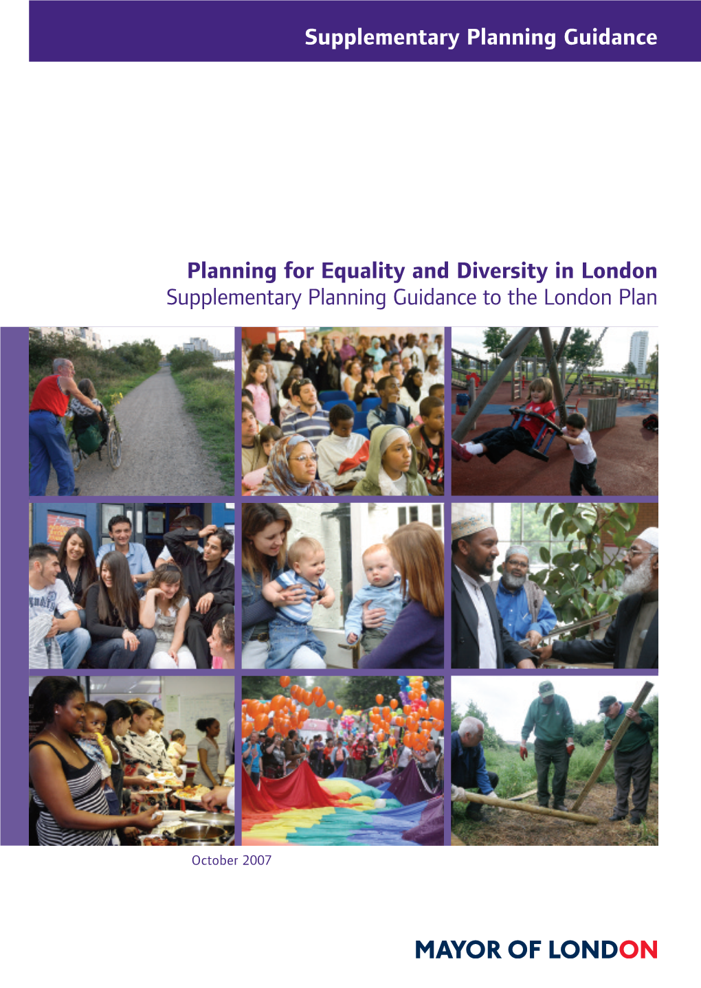 Planning for Equality and Diversity in London