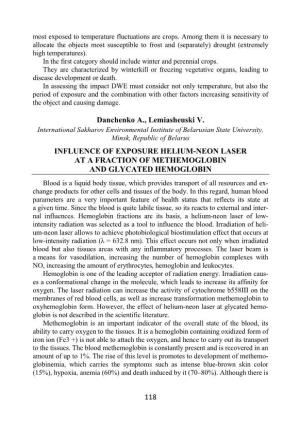 Danchenko A., Lemiasheuski V. INFLUENCE of EXPOSURE