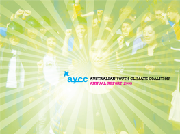 Australian Youth Climate Coalition Annual Report 2009