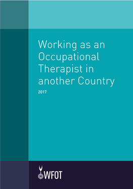 Working As an Occupational Therapist in Another Country 2017