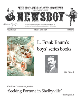 L. Frank Baum's Boys' Series Books