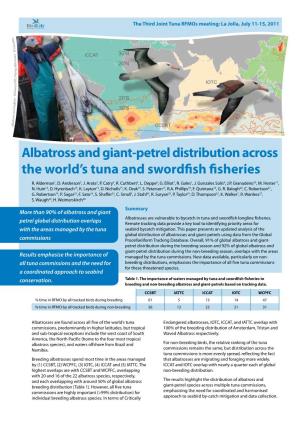 Albatross and Giant-Petrel Distribution Across the World's Tuna And