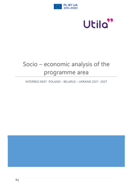 Socio – Economic Analysis of the Programme Area