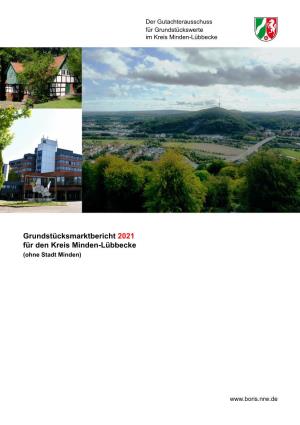 Grundstücksmarktbericht 2021 Für Den Kreis Minden-Lübbecke (Ohne Stadt Minden)