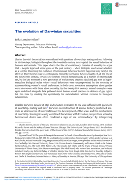 The Evolution of Darwinian Sexualities