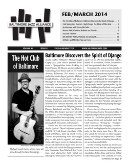 The Hot Club of Baltimore: Baltimore Discovers the Spirit of Django