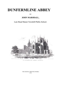 Dunfermline Abbey by John Marshall