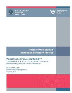 Nuclear Proliferation International History Project