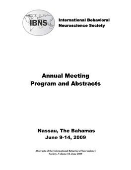 2009 Program