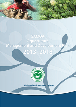 SAMOA Aquaculture Management and Development Plan 2013–2018