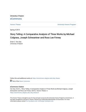 A Comparative Analysis of Three Works by Michael Colgrass, Joseph Schwantner and Ross Lee Finney