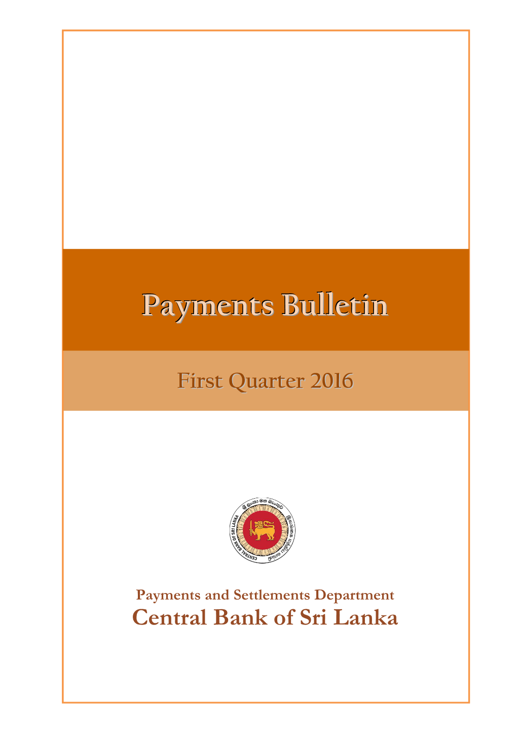Payments Bulletins 29