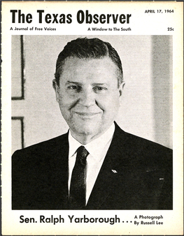 The Texas Observer APRIL 17, 1964