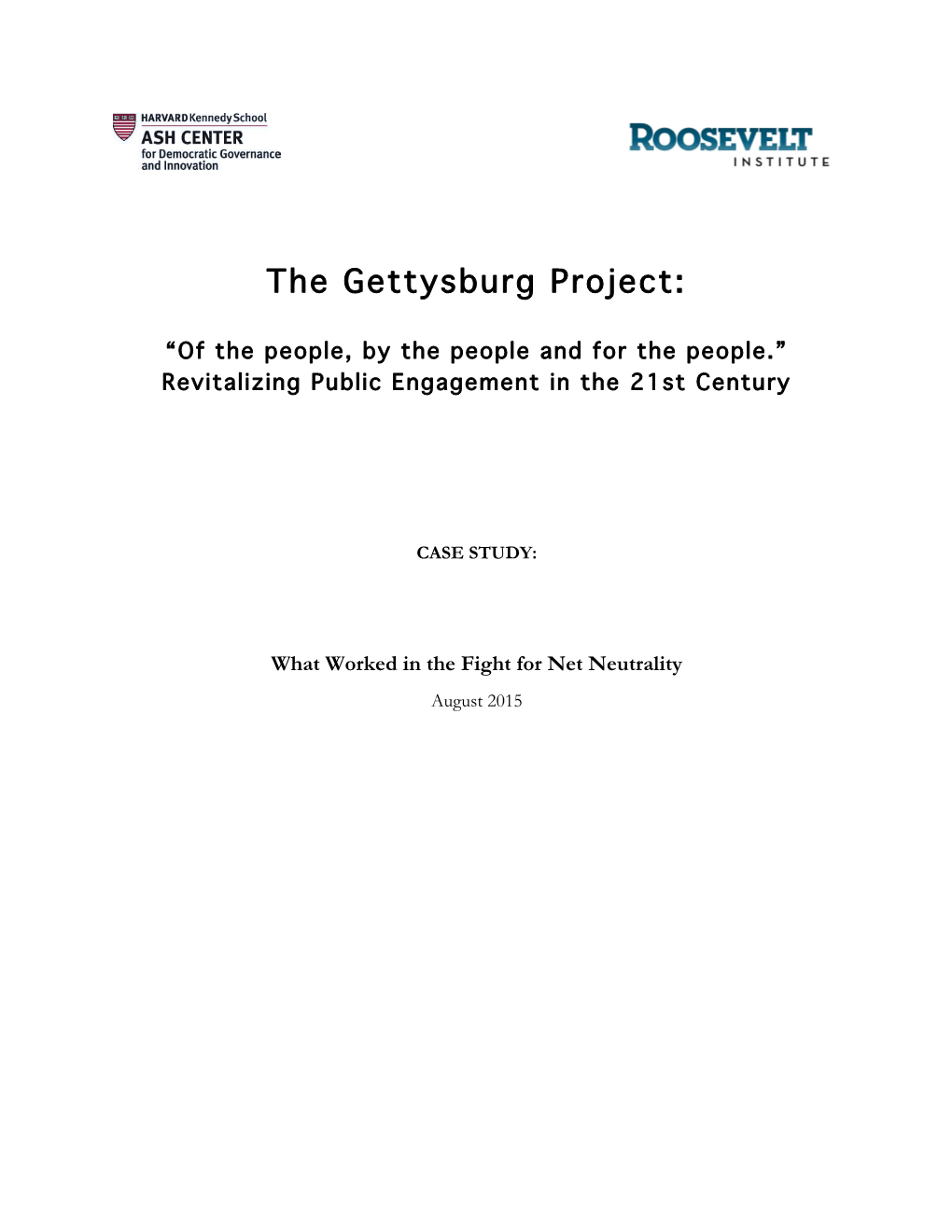 The Gettysburg Project