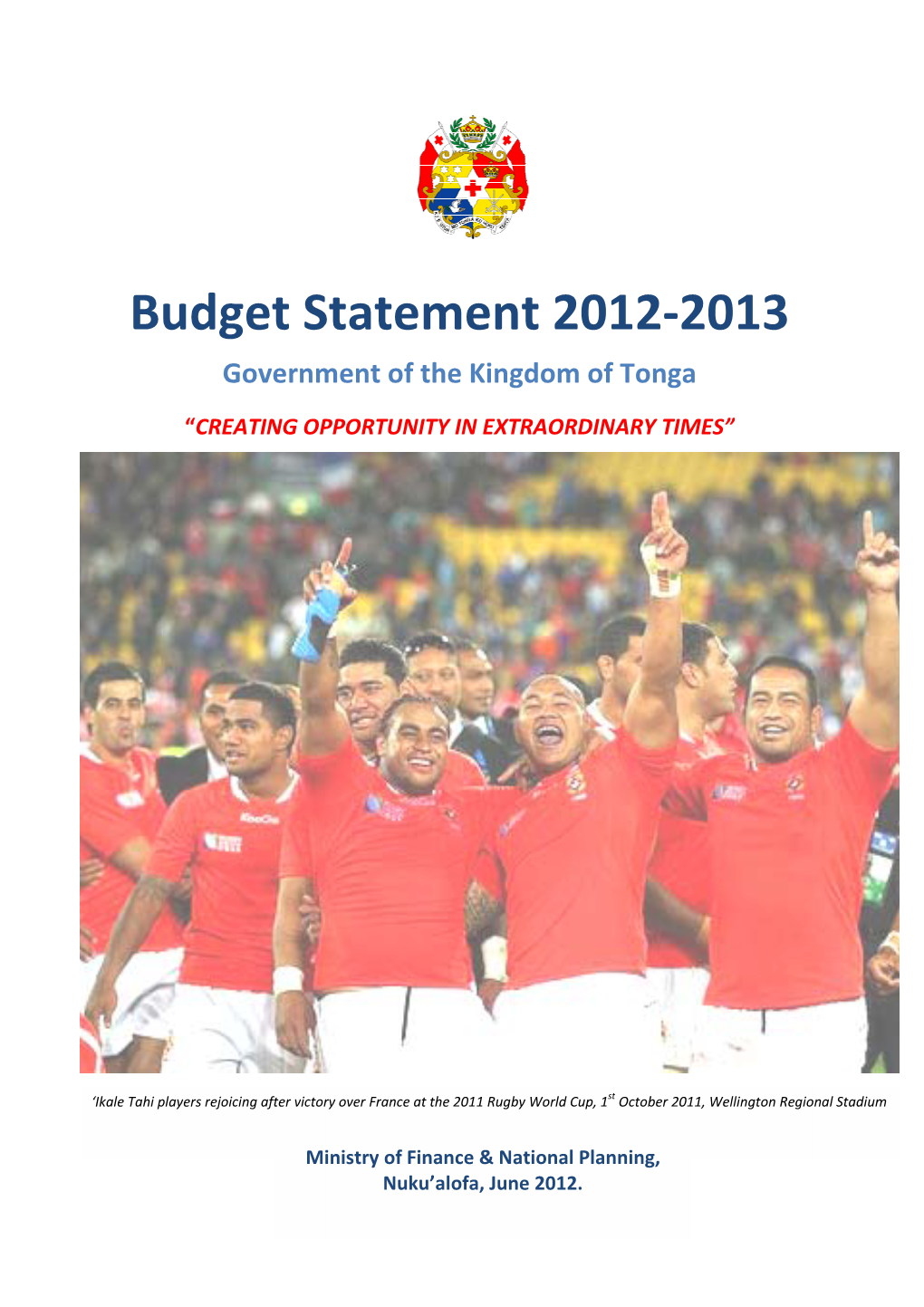 Budget Statement 2012-2013.Pdf