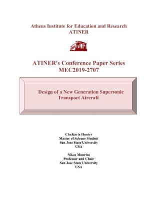 ATINER's Conference Paper Series MEC2019-2707