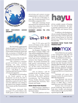 SKY RECORDS GOOD GROWTH Sky Has Posted a Good Growth Despite