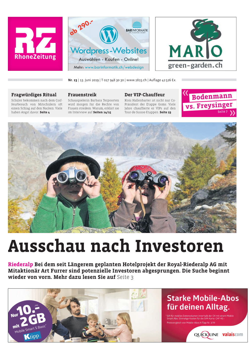 Ausschau Nach Investoren