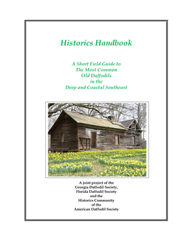 Historics Handbook