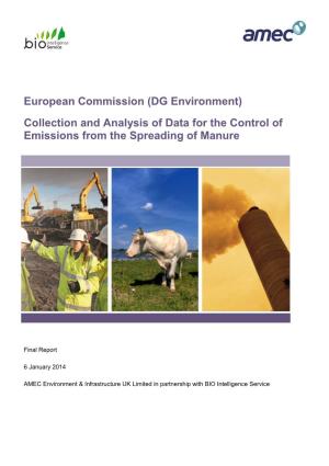 DG Environment) Collection and Analysis of Data for the Control of Emissions from the Spreading of Manure