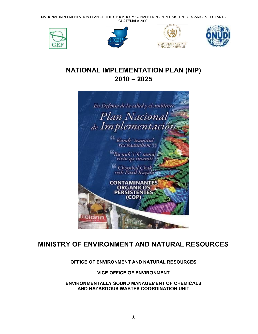 National Implementation Plan (Nip) 2010 – 2025