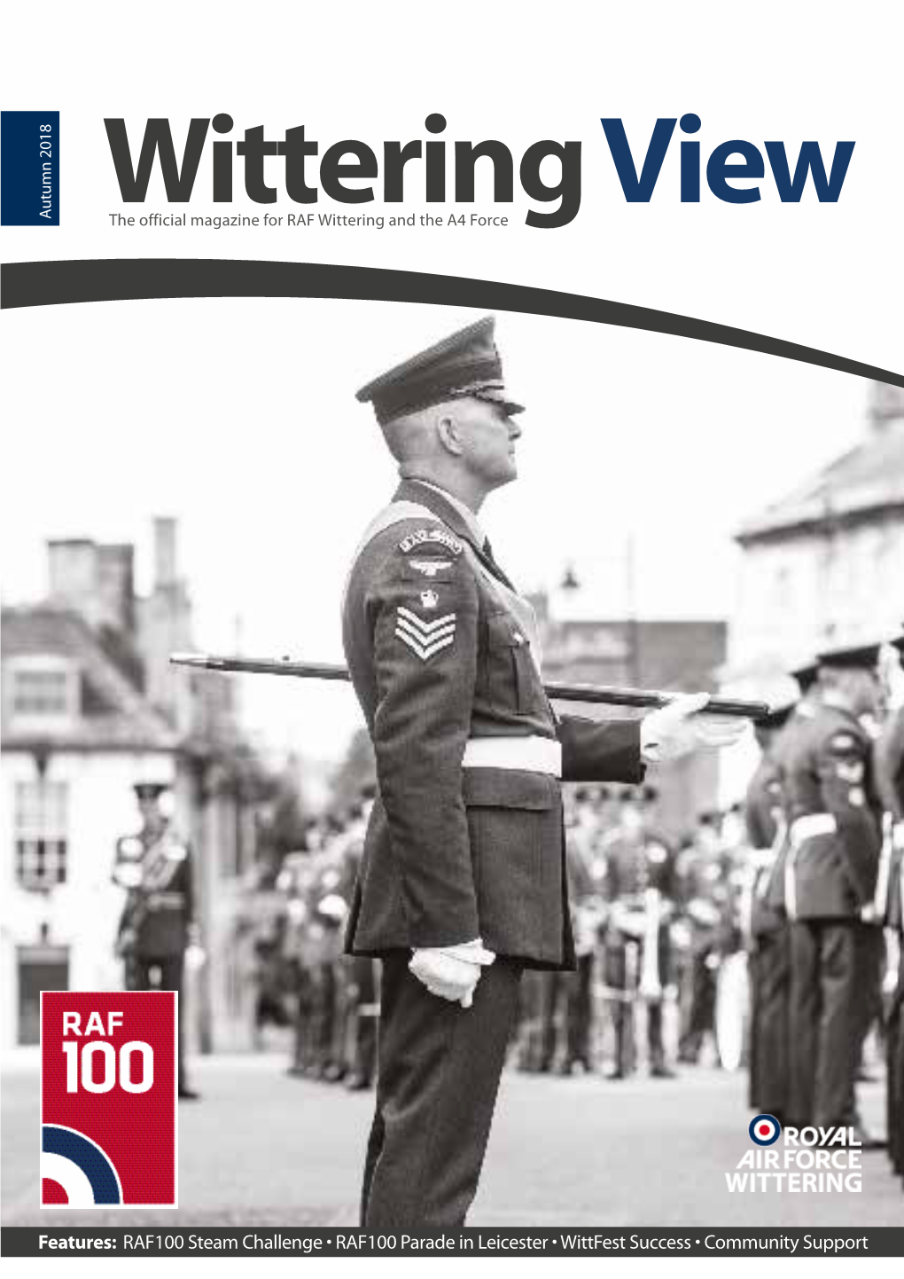 Features: RAF100 Steam Challenge • RAF100 Parade in Leicester • Wittfest Success • Community Support