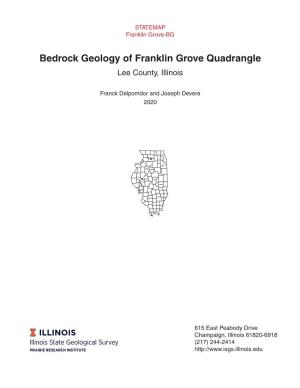 Bedrock Geology of Franklin Grove Quadrangle