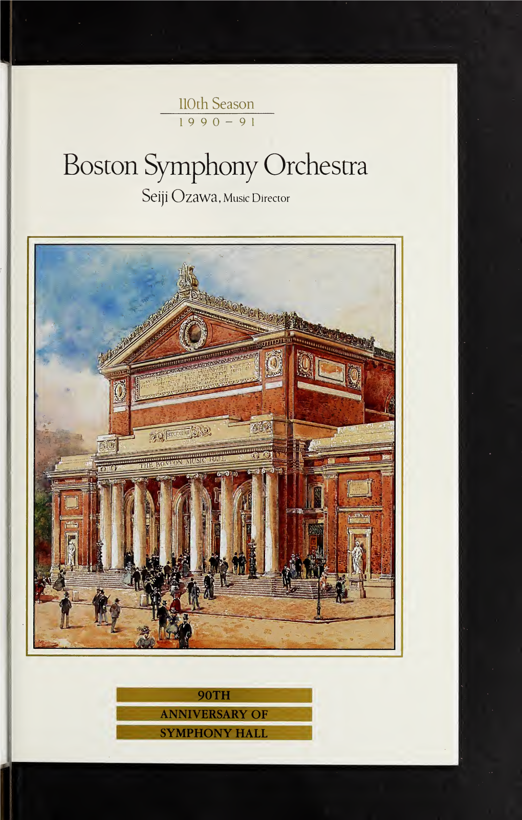 Boston Symphony Orchestra Concert Programs, Season 110, 1990-1991