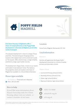 Poppy Fields Maghull