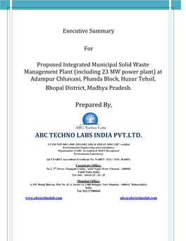 Prepared By, ABC TECHNO LABS INDIA PVT.LTD