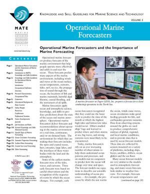 Operational Marine Forecasters