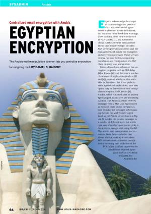 Centralized Email Encryption with Anubis