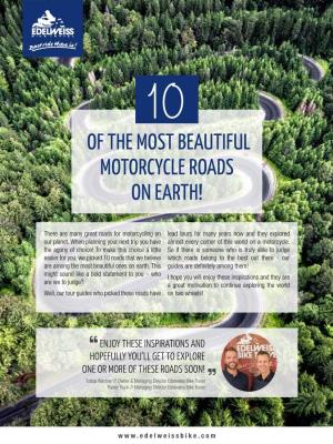 Of the Most Beautiful Motorcycle Roads on Earth!