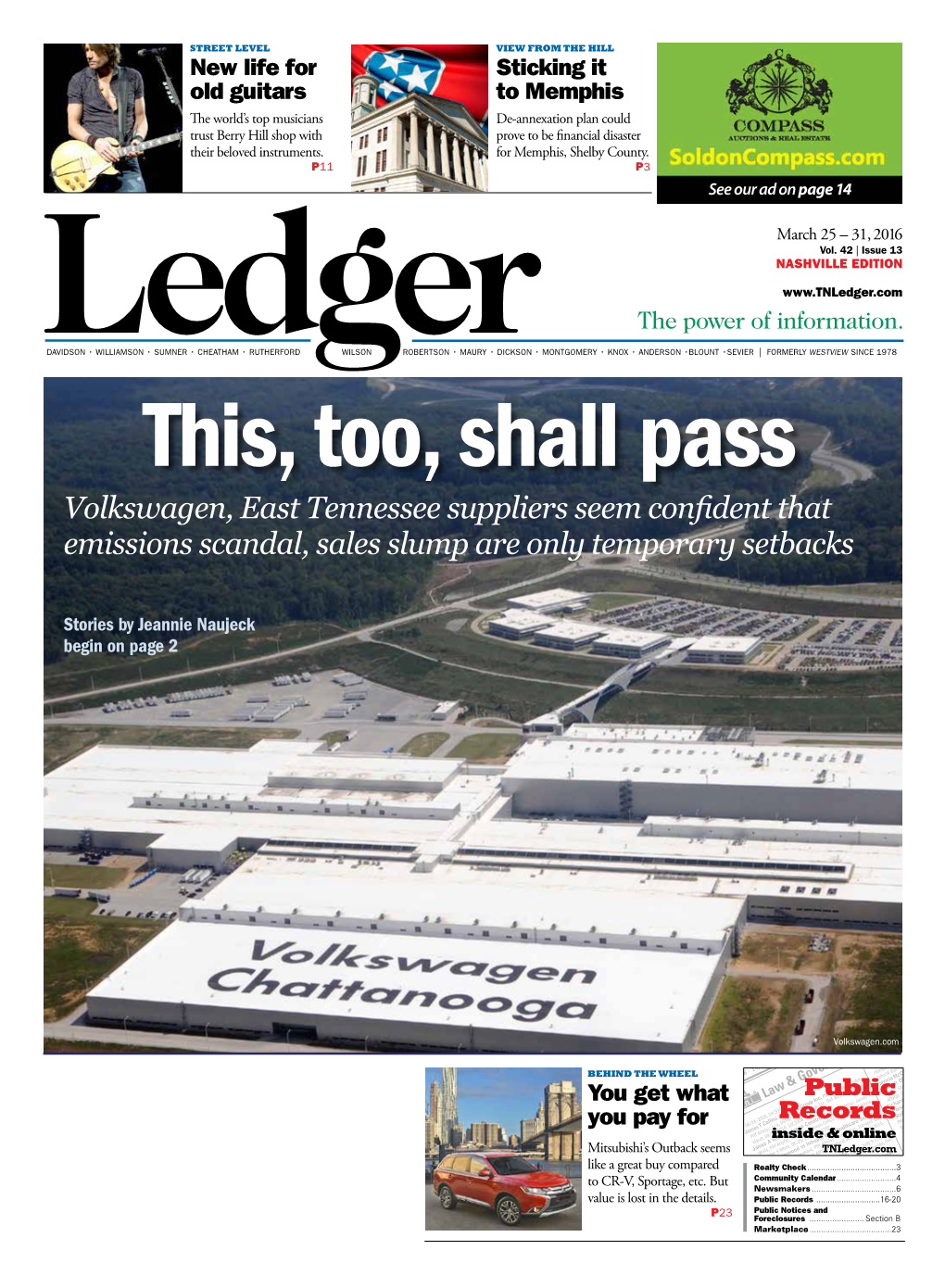 Volkswagen, East Tennessee Suppliers Seem Confident That Emissions Scandal, Sales Slump Are Only Temporary Setbacks