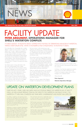 Update on Waterton Development Plans
