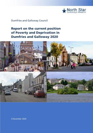 Report on the Current Position of Poverty and Deprivation in Dumfries and Galloway 2020