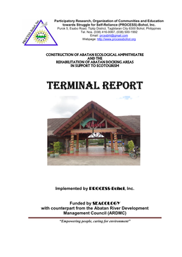 Terminal Report